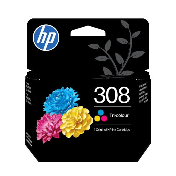 HP 308 Tri-Color Original Ink  • 7FP20UE#LS1
