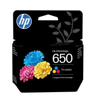 HP 650 Tri-color Ink Cartridge • CZ102AE#BHK