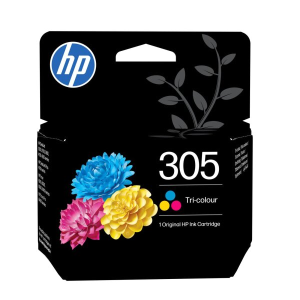 HP 305 Tri-color Original Ink  • 3YM60AE#ABE