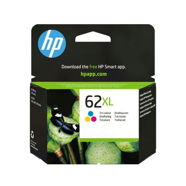 HP 62Xl High Yield Tri-Color  • C2P07AE#ABE