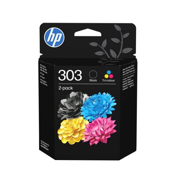 HP 303 2-pack Black/Tri-color • 3YM92AE
