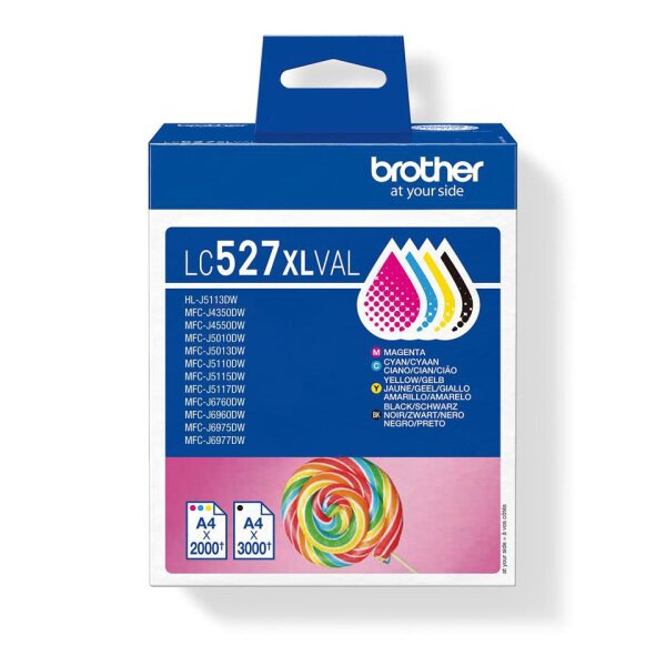 Brother LC527XLVAL VALUE PACK HIGH  • LC527XLVAL