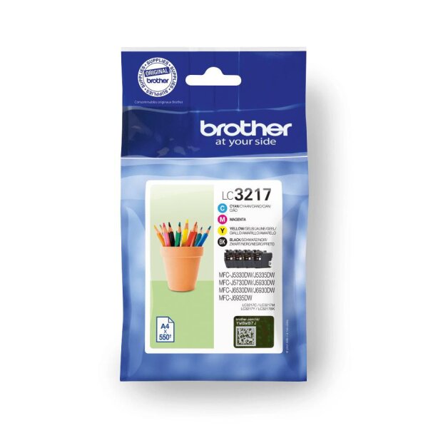 Brother LC3217 VALUE PACK INK FOR BH17 • LC3217VALDR