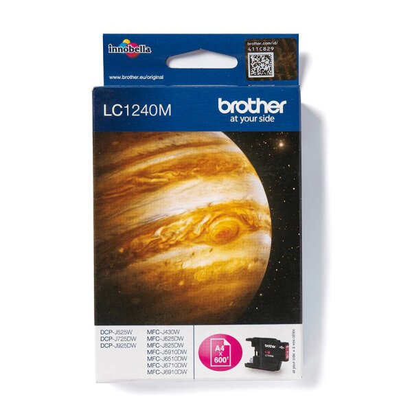 Brother Ink Magenta Pages 600 • LC-1240M