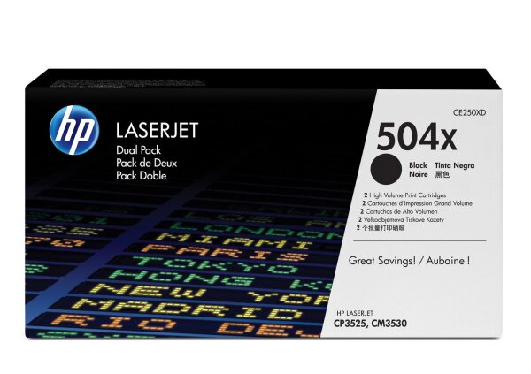 HP Toner Black • CE250XD