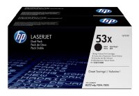 HP Toner 2 X Black • Q7553XD