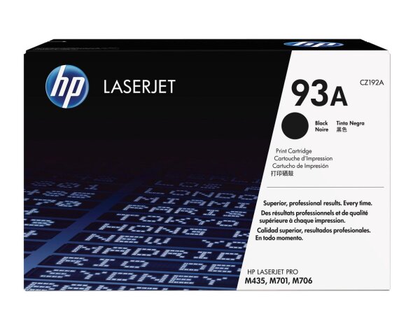 HP Toner 93A Black • CZ192A