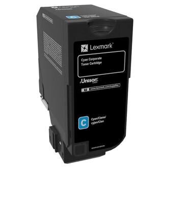 Lexmark Toner Corporate Cyan 3k • 74C20CE