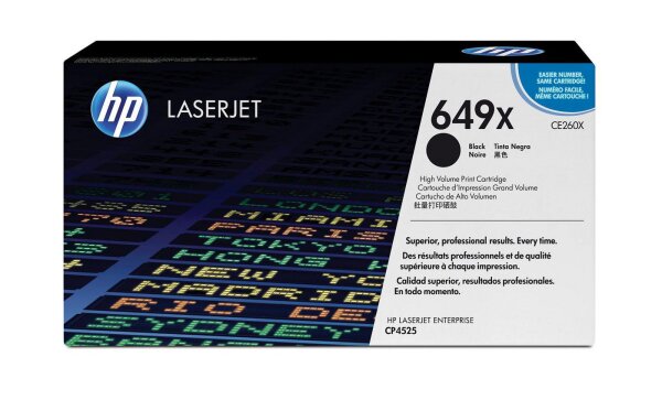 HP Toner Black High Capacity • CE260X