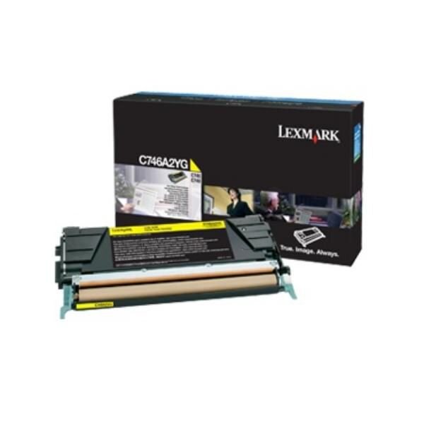 Lexmark Toner Yellow • C746A3YG