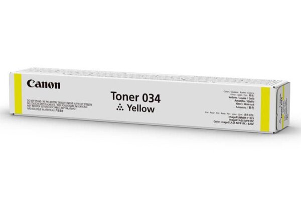 Canon Toner 034 Yellow • 9451B001