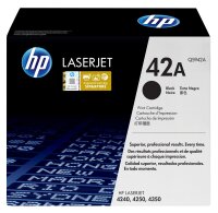 HP Toner Black LJ4250 4350 • Q5942A
