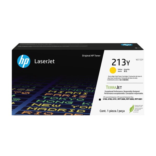 HP 213Y Extra High Yield Yellow  • W2132Y