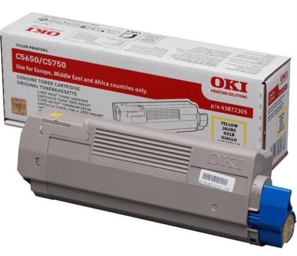 OKI Toner Yellow • 43872305