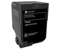 Lexmark Toner Corporate Black 7k • 74C2SKE