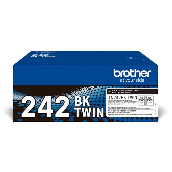 Brother Tn-242Bktwin Toner Cartridge  • TN242BKTWIN