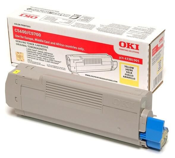 OKI Toner Yellow • 43381905