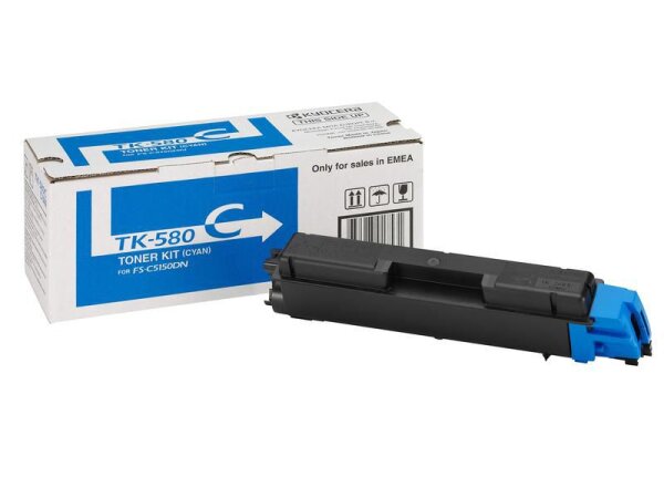 Kyocera Toner Cyan • TK-580C