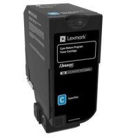 Lexmark RETURN-TONER CARTRIDGE CYAN • 74C20C0