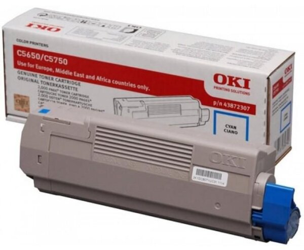 OKI Toner Cyan • 43872307
