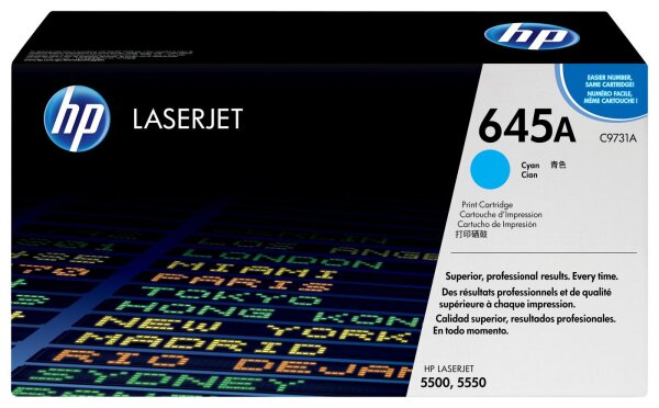 HP Toner Cyan CLJ 5500 5550 • C9731A