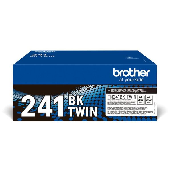 Brother TN241BK TWIN TONER FOR DCL • TN241BKTWIN