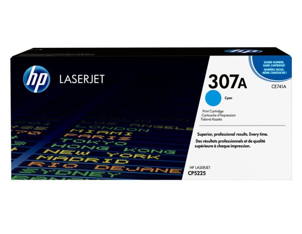 HP Toner Cyan Cartridge • CE741A