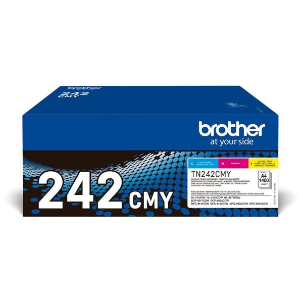 Brother Tn-242Cmy Toner Cartridge 1  • TN242CMY