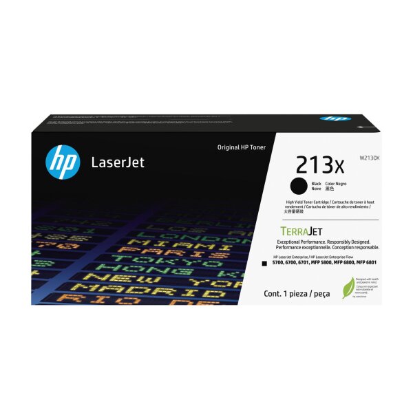 HP 213X High Yield Black  • W2130X