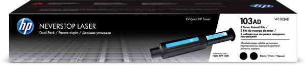 HP 103AD Toner Reload Kit 2-Pack • W1103AD