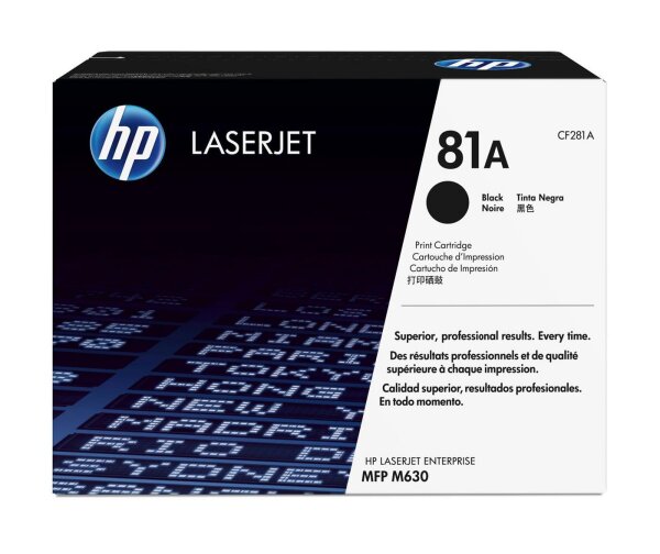 HP Toner Black 81A • CF281A