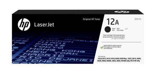 HP Toner Black LJ10XX • Q2612A