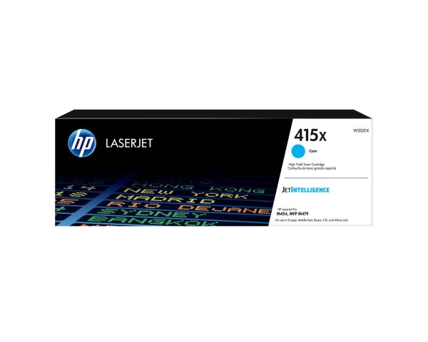 HP 415X Cyan LaserJet Toner • W2031X