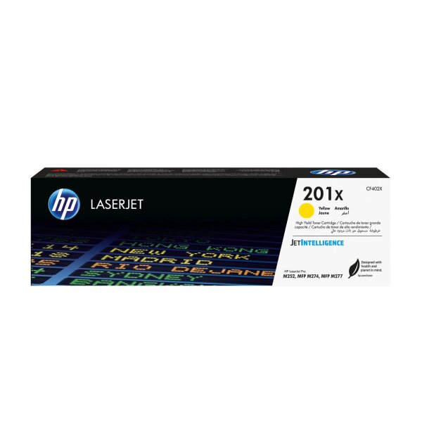 HP Toner Yellow 201X • CF402X