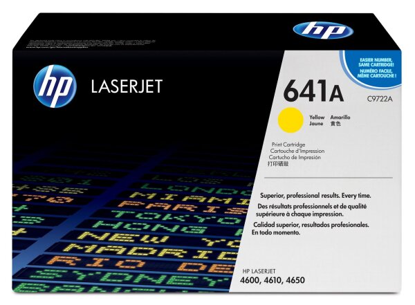 HP Toner Yellow CLJ 4600 CLJ 4650 • C9722A