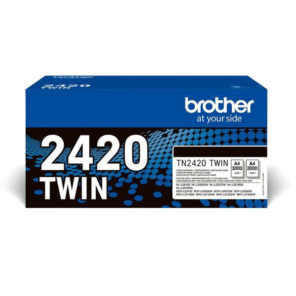 Brother TN2420 TWIN TONER FOR ELL • TN2420TWIN