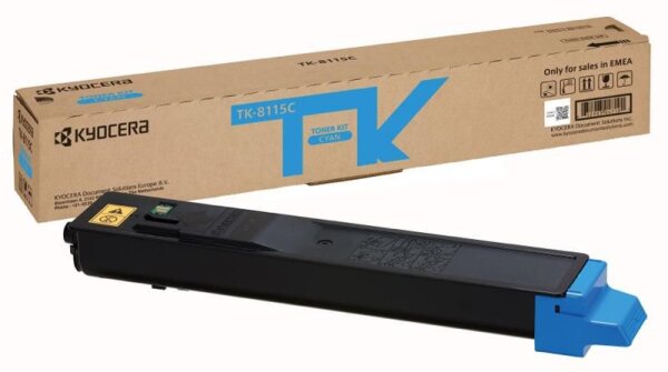 Kyocera Toner Cyan TK-8115 • 1T02P3CNL0