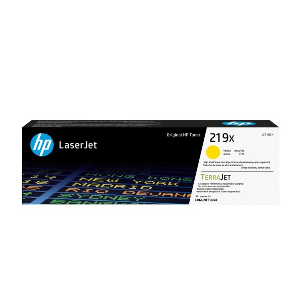 HP 219X High Yield Yellow  • W2192X
