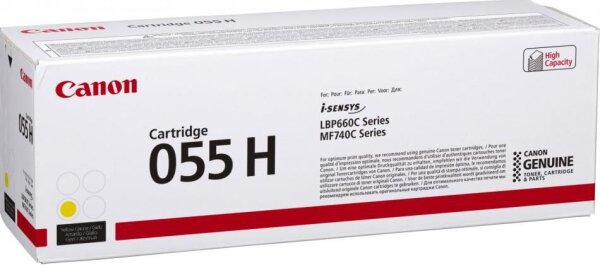 Canon Cartridge 055 H Y • 3017C002