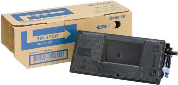 Kyocera Toner Black TK-3160 • 1T02T90NL1
