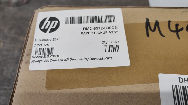 HP Color LaserJet Pro M452  Paper Pickup Assy • RM2-6372-000CN