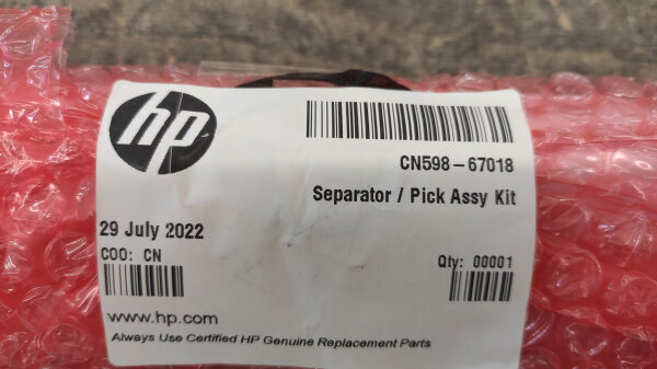 HP Officejet Pro X576 Seperator / Pick Assy Kit • CN598-67018