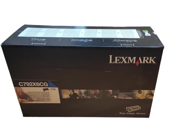 Lexmark Original Toner C792 • C792X6CG / C792X1CG• Cyan • C792 / X792