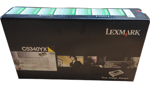 Lexmark Original C534 Toner • C5340YX • Yellow • C534