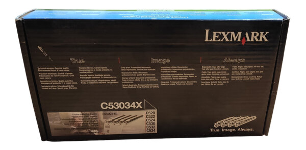 Lexmark Original Fotoleiter 4er Pack• C53034X • C520/C522/C524/C530/C532/C534