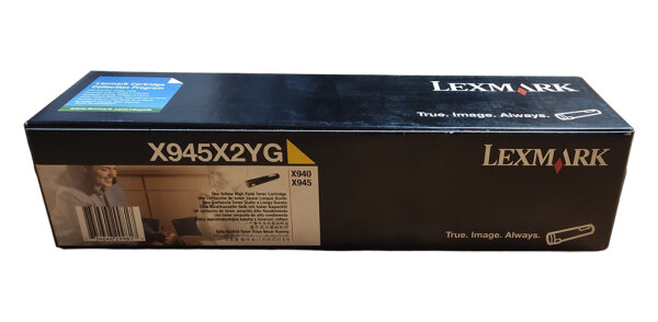 Lexmark Original Toner • X945X2YG • Yellow • X940/X945