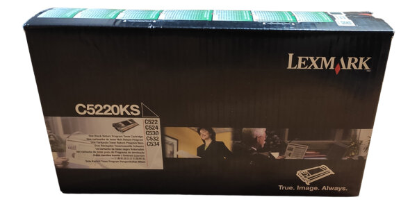 Lexmark Original Toner • C52220KS • Black • C522/C524/C530/C532/C534