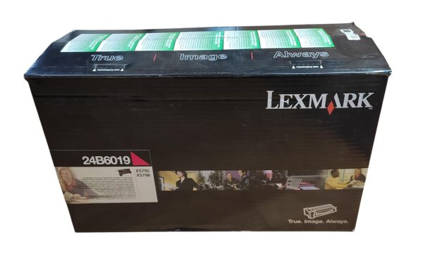 Lexmark Original Toner• 24B6019 • Magenta • XS795/XS798