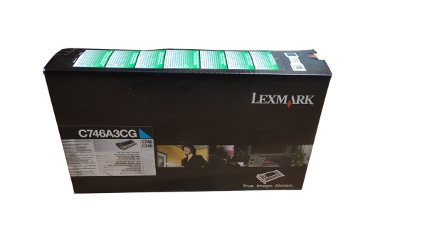 Lexmark Original C746 Toner • C746A3CG • Cyan • C746 / C748