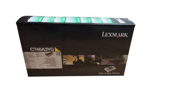 Lexmark Original C746 Toner • C746A3YG • Yellow • C746 / C748